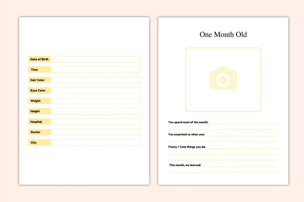 Precious Baby Memories Planner
