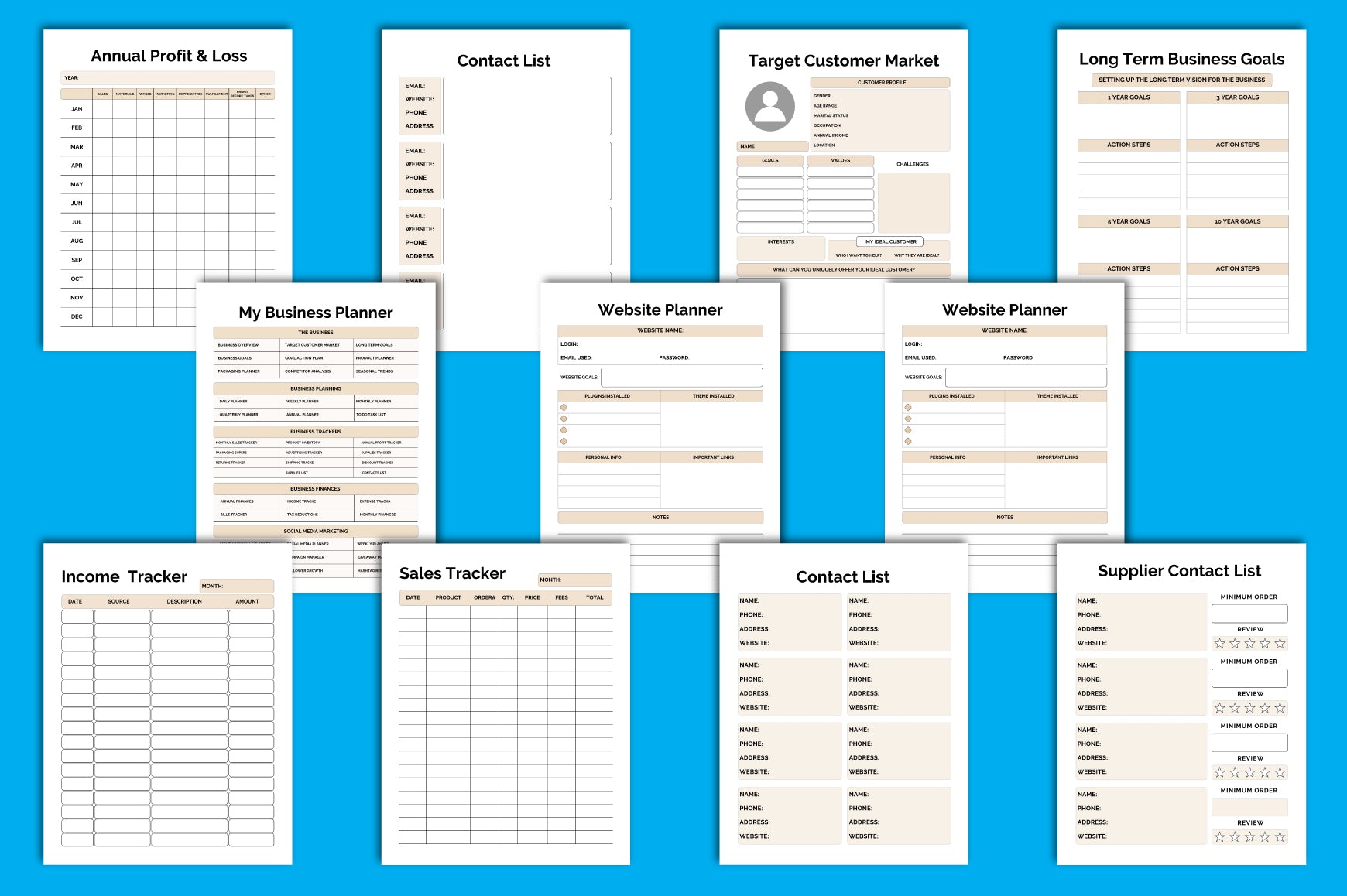 Small Business Planner