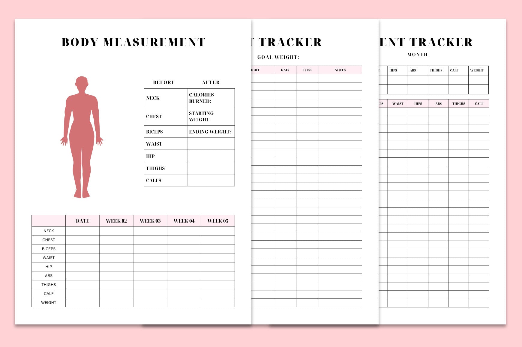 Health and Fitness Planner
