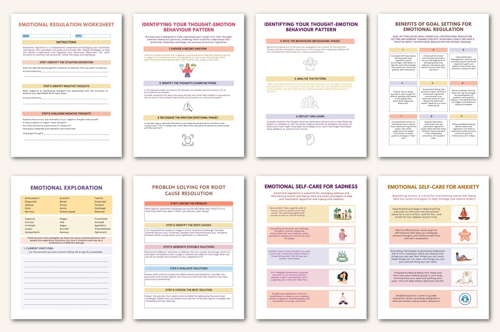 Adhd Emotional Self Discovery Workbook