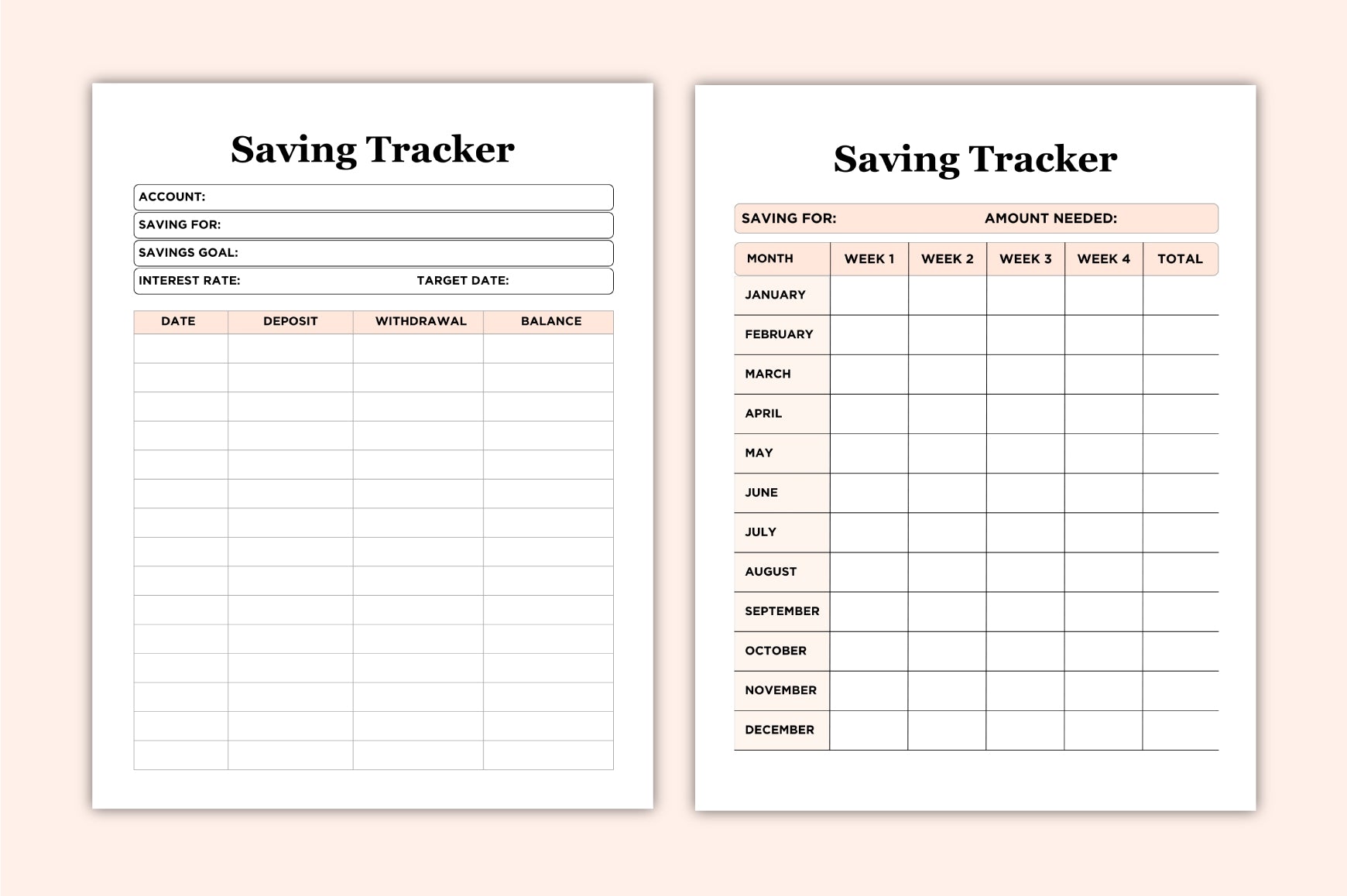 Modern Aesthetic Planner