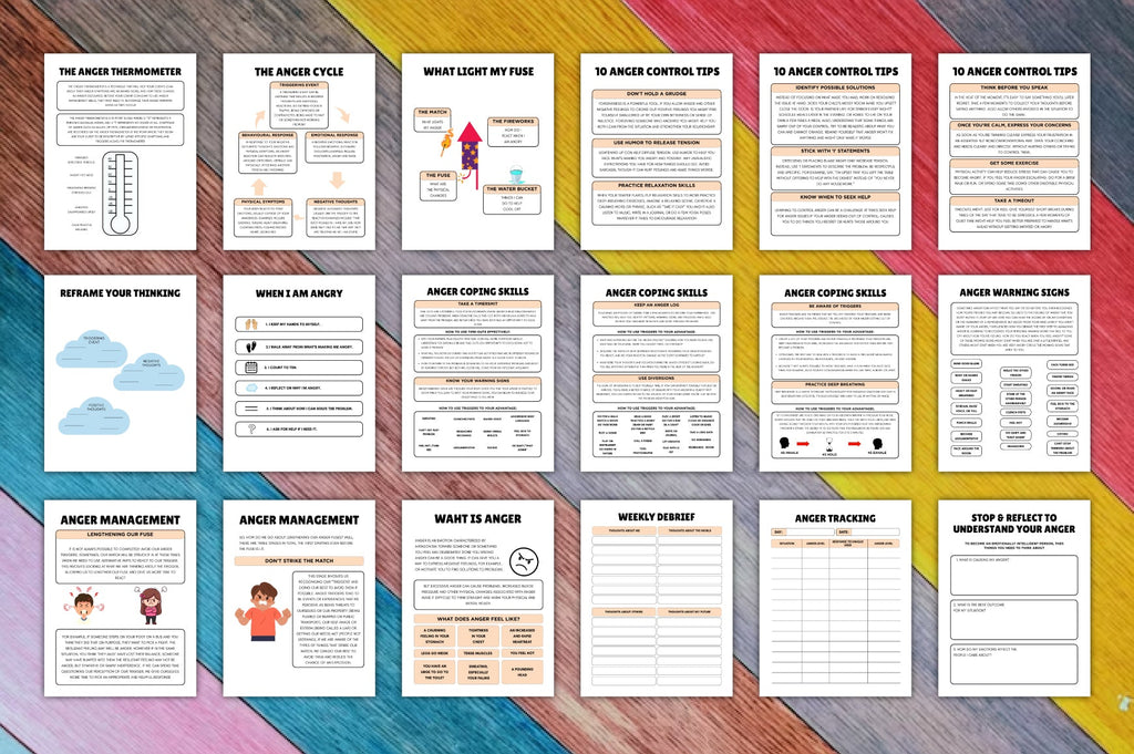 Anger Management Planner for Adults