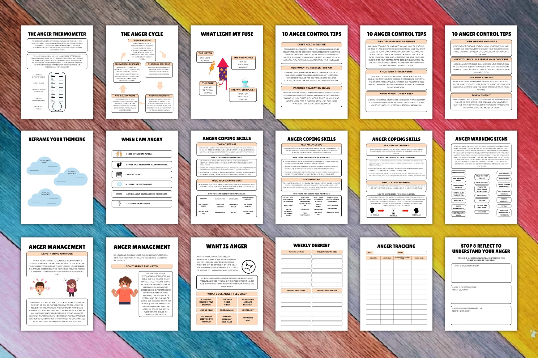 Anger Management Planner for Adults