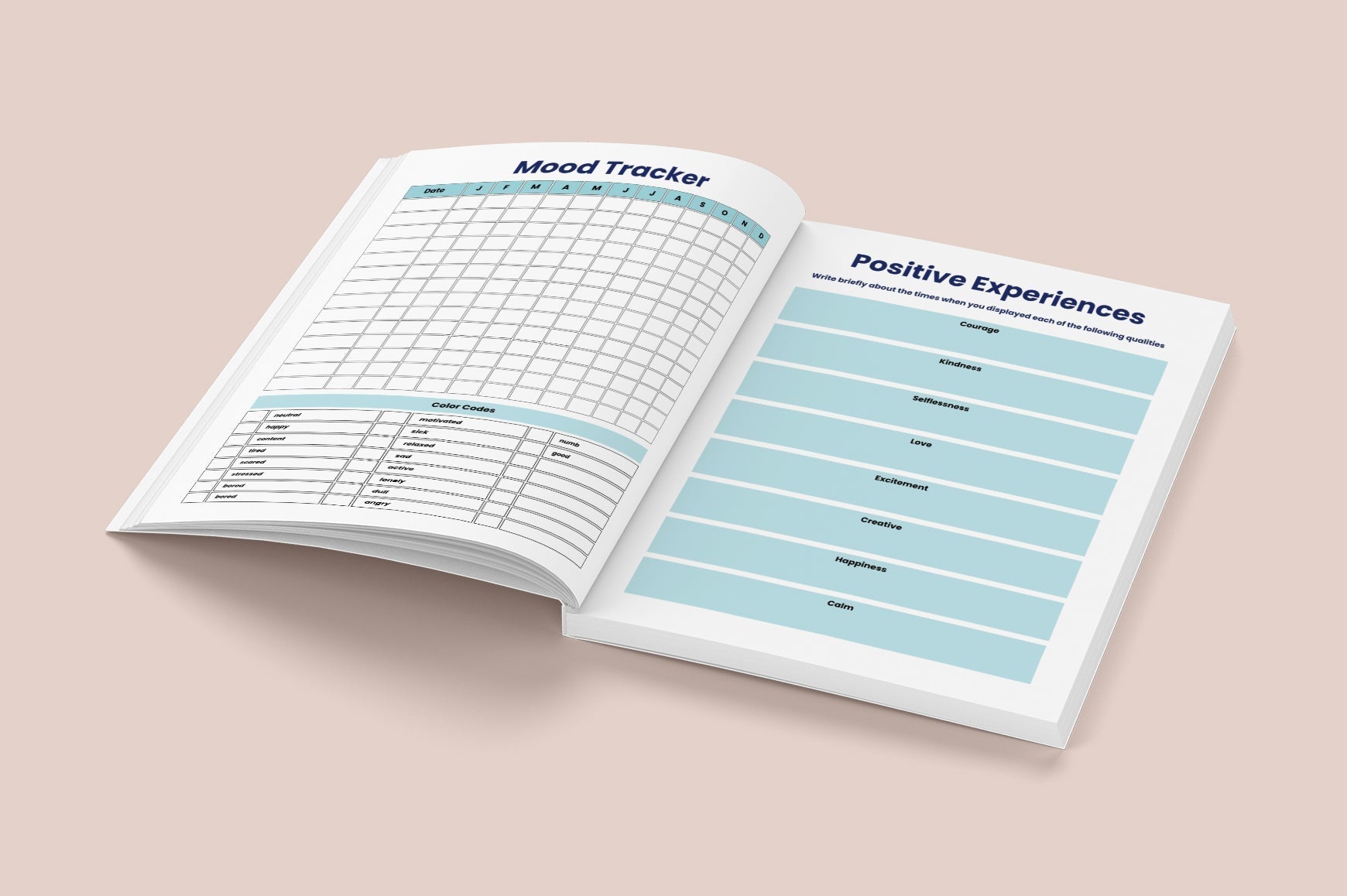 ADHD Mind Mental Health Planner printable PDF instant download