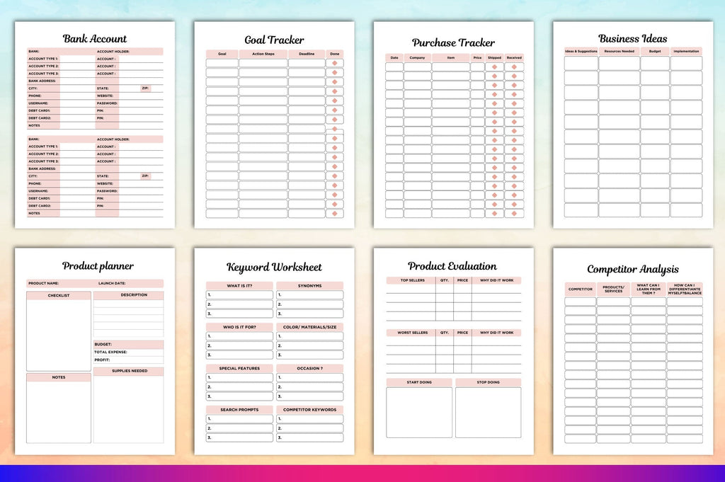 Tumbler Business Planner