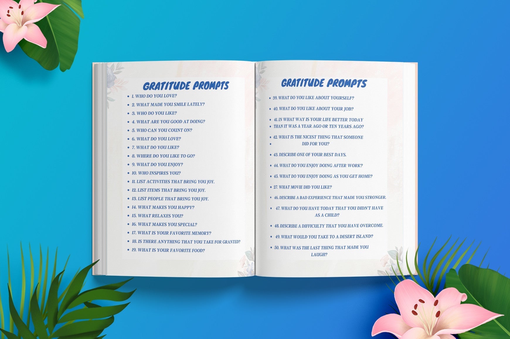 Gratitude Journal for Women