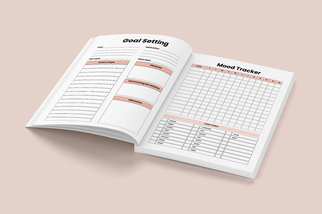 Mental Wellness Worksheets Planner