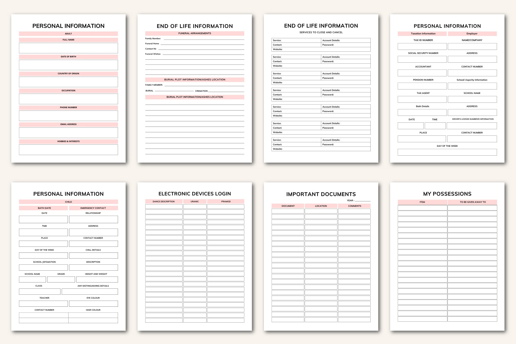 End Of Life Readiness Journal