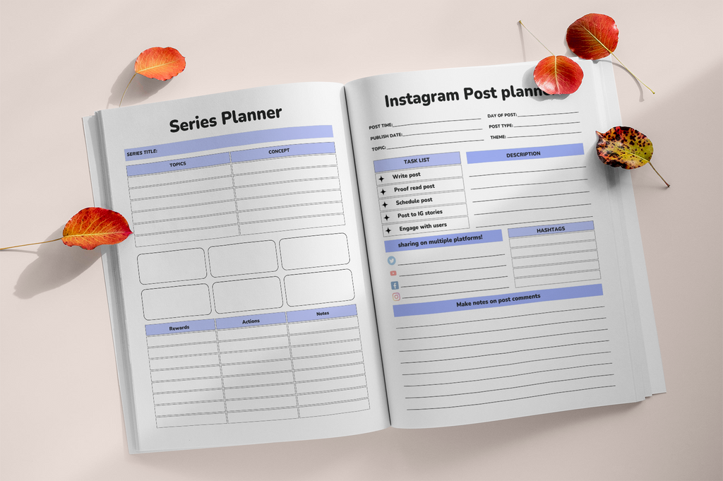 Influencer Social Media Strategy Planner