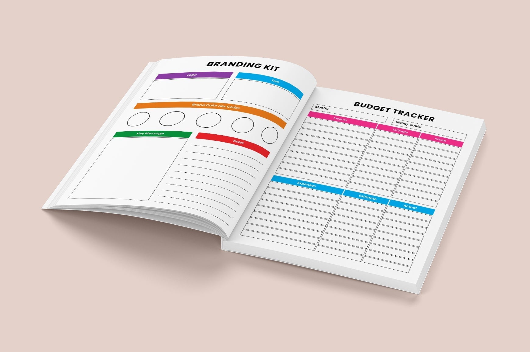 Ultimate ADHD Productivity Planner Printable Pages