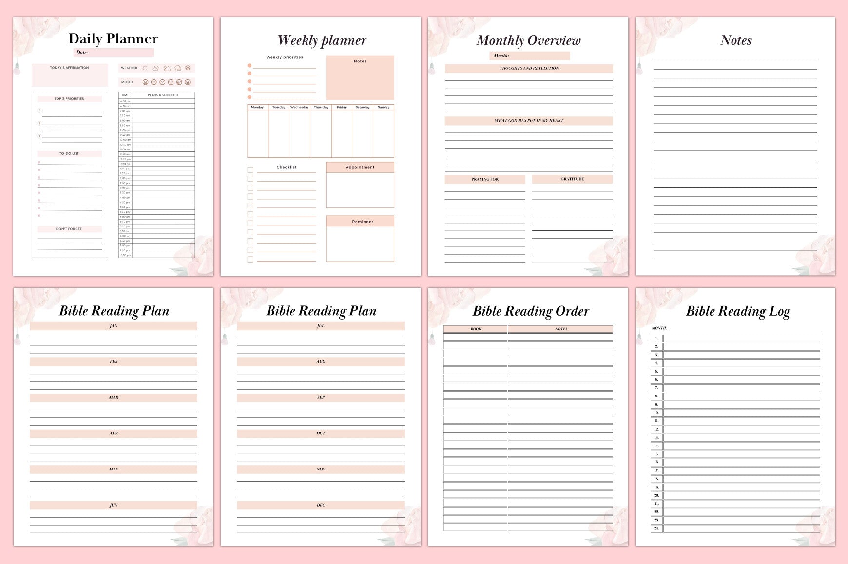Faith Planner