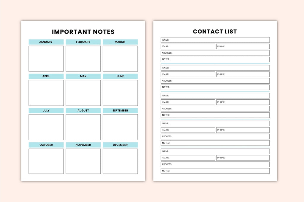 Meal Prep Nutrition Journal