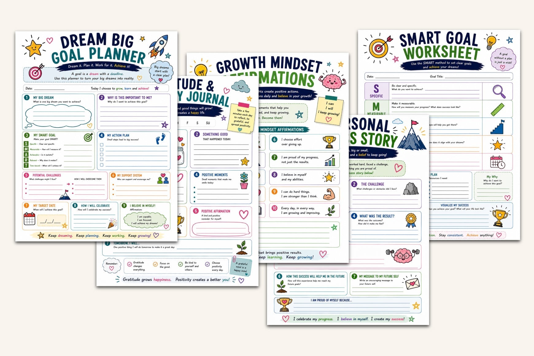 Growth Mindset For Teens Workbook