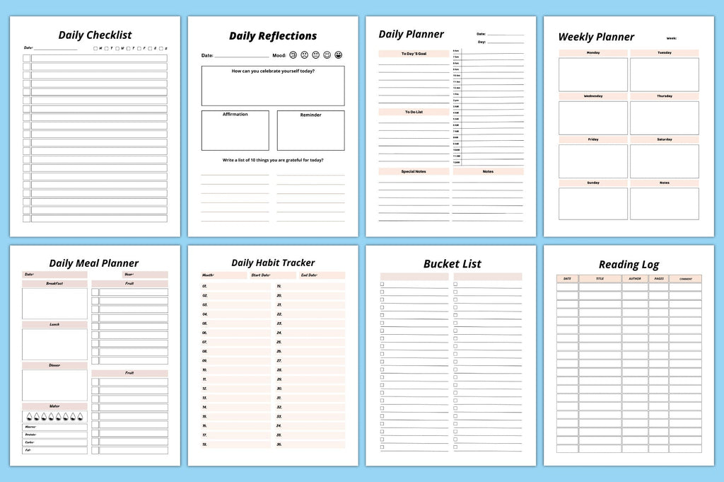 Self Care Gratitude Journal for Women