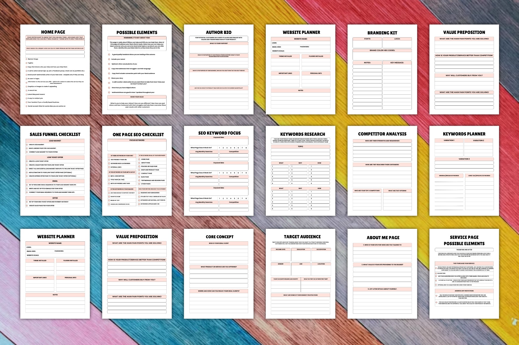 Website Planner Tool