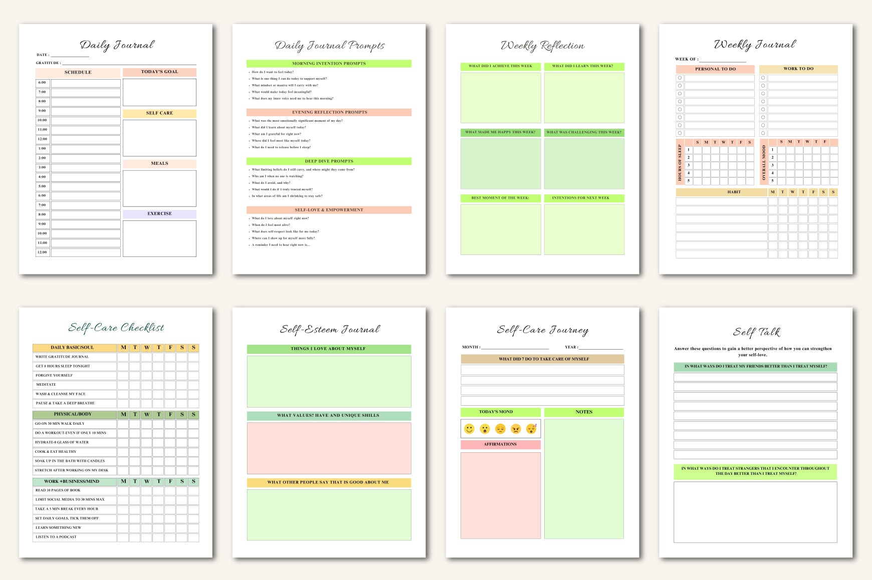 Self Exploration Workbook