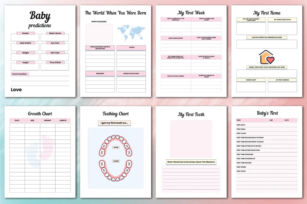 Baby Memory Planner