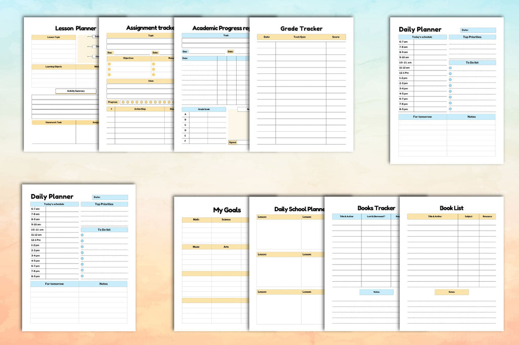 Back to School Planner