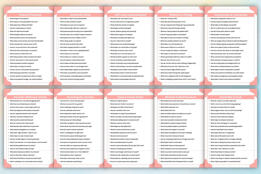 Self Reflection Prompts for Personal Growth