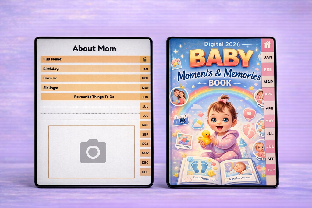 Baby Moments Memories Journal
