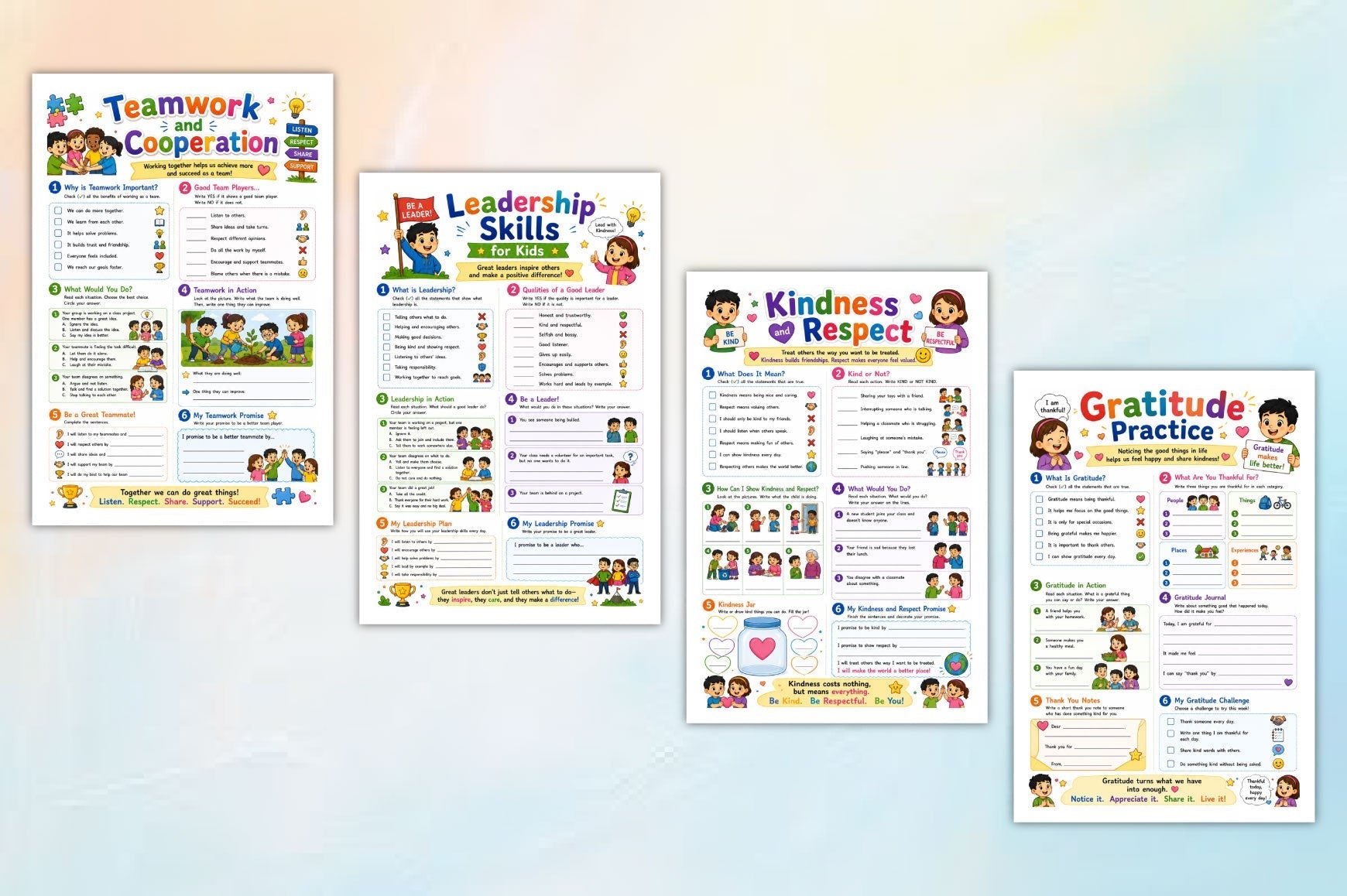 Success Skills For Kids Workbook