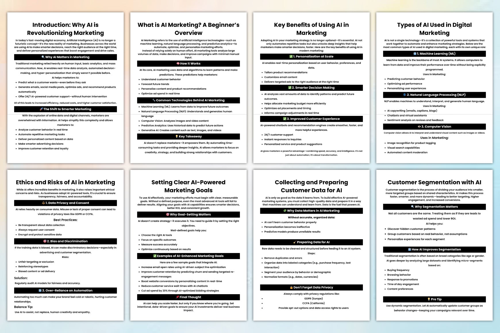 AI Marketing Strategy Guide Planner