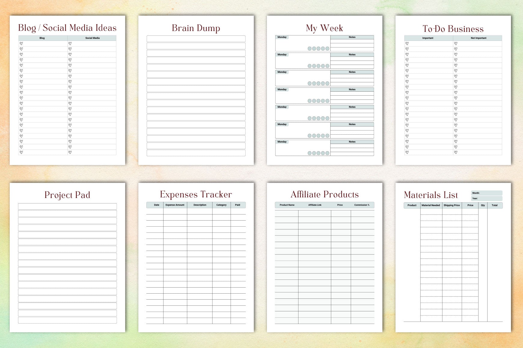 Girl Boss Planner
