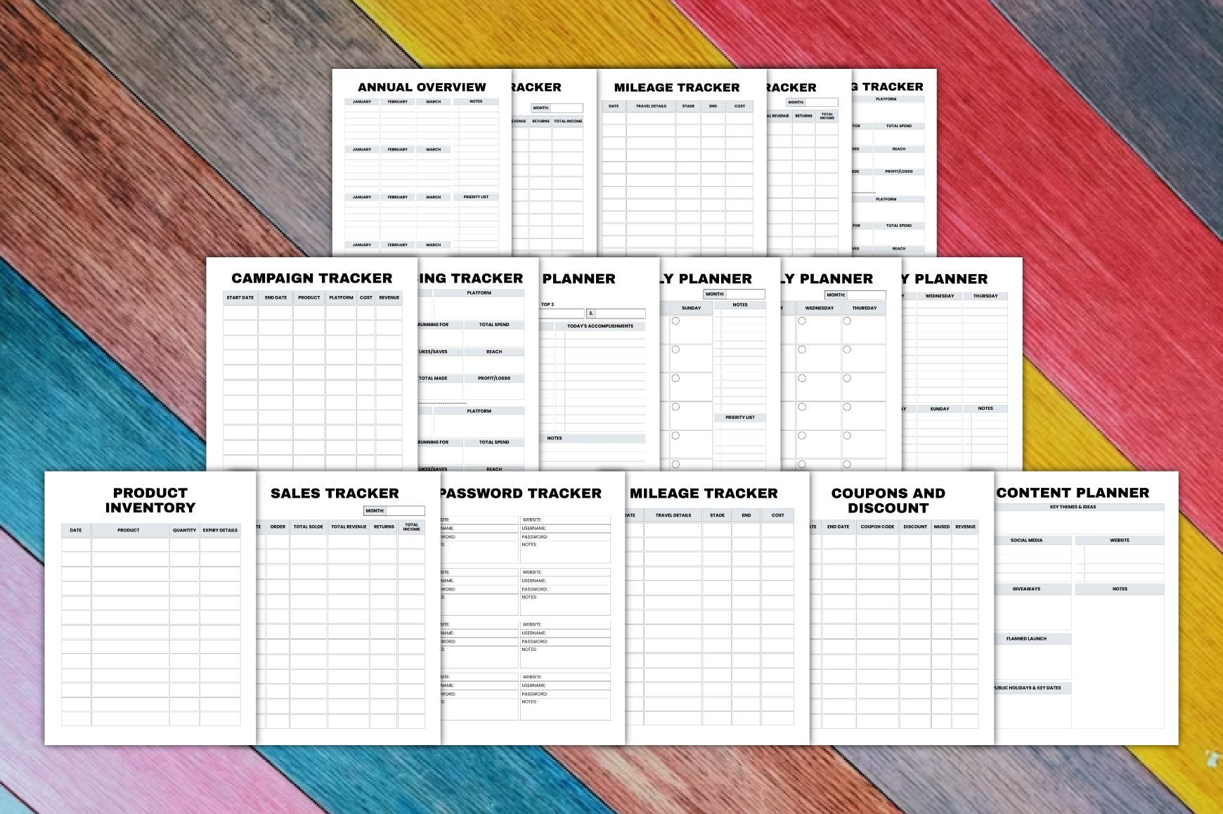 Business Planner Template