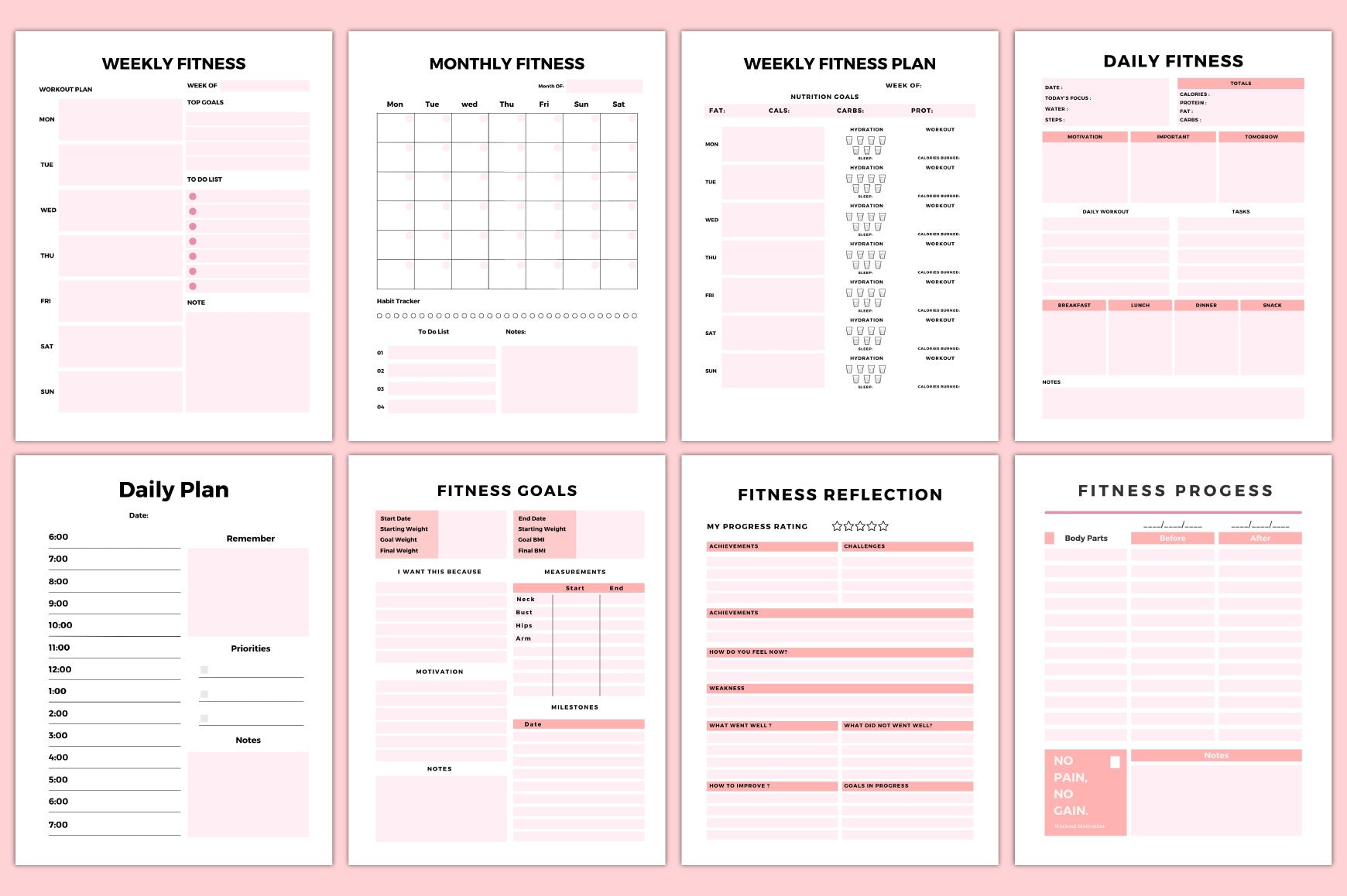 Weight Loss Planner
