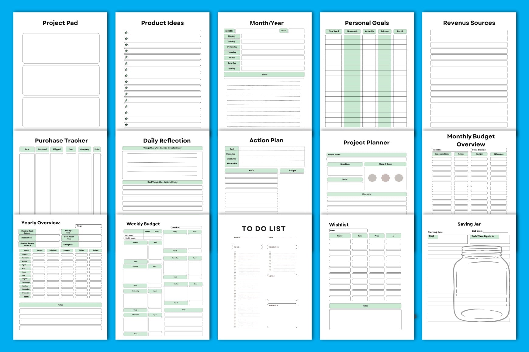 Side Hustle Planner