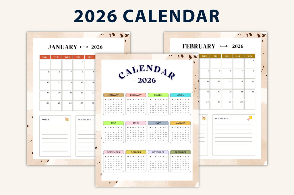 Yearly Daily Weekly Monthly Planner