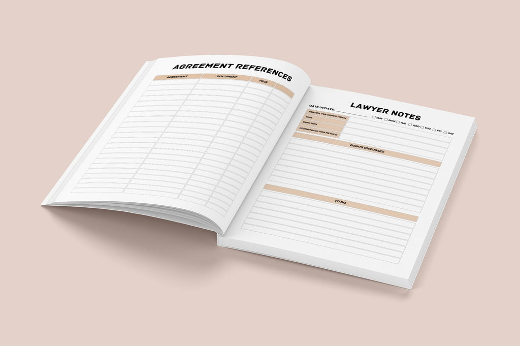 Child Custody Case Management Planner
