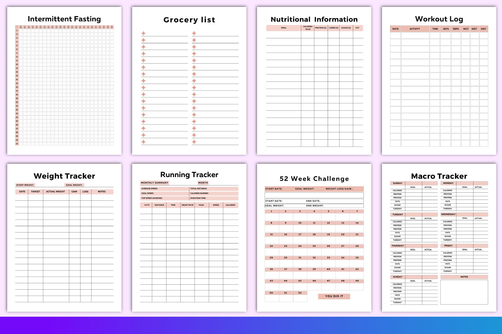 Weight Loss Planner
