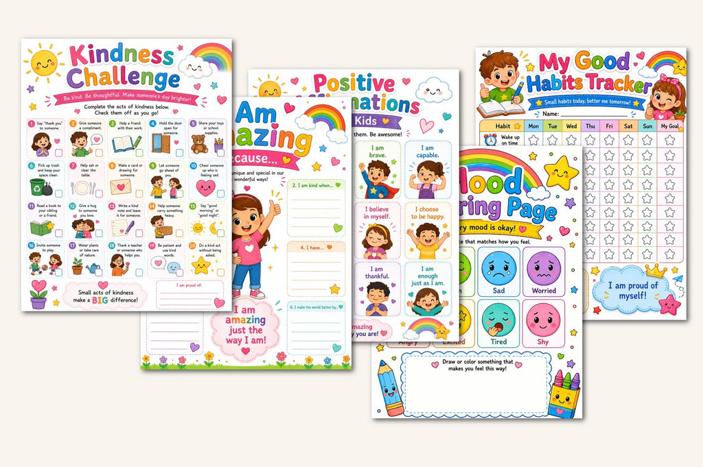 Happy Hearts For Kids Planner