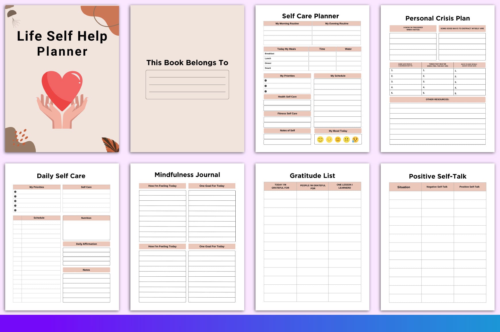 Life Self-Help Planner