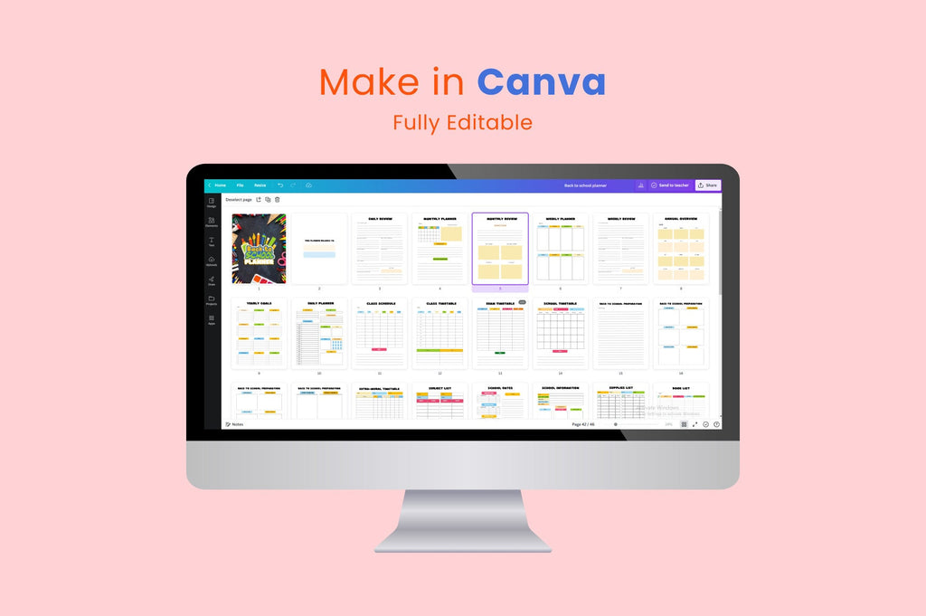 Back to School Planner