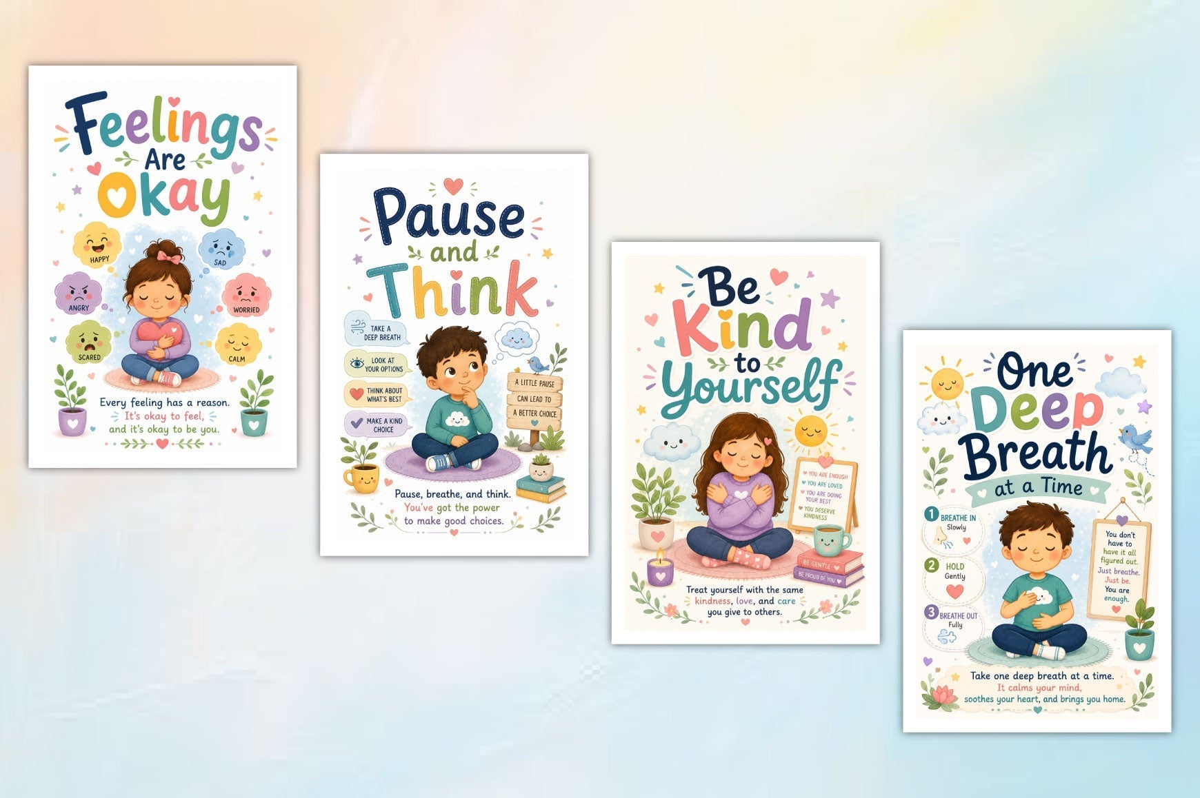 Mindful Calming Posters For Kids