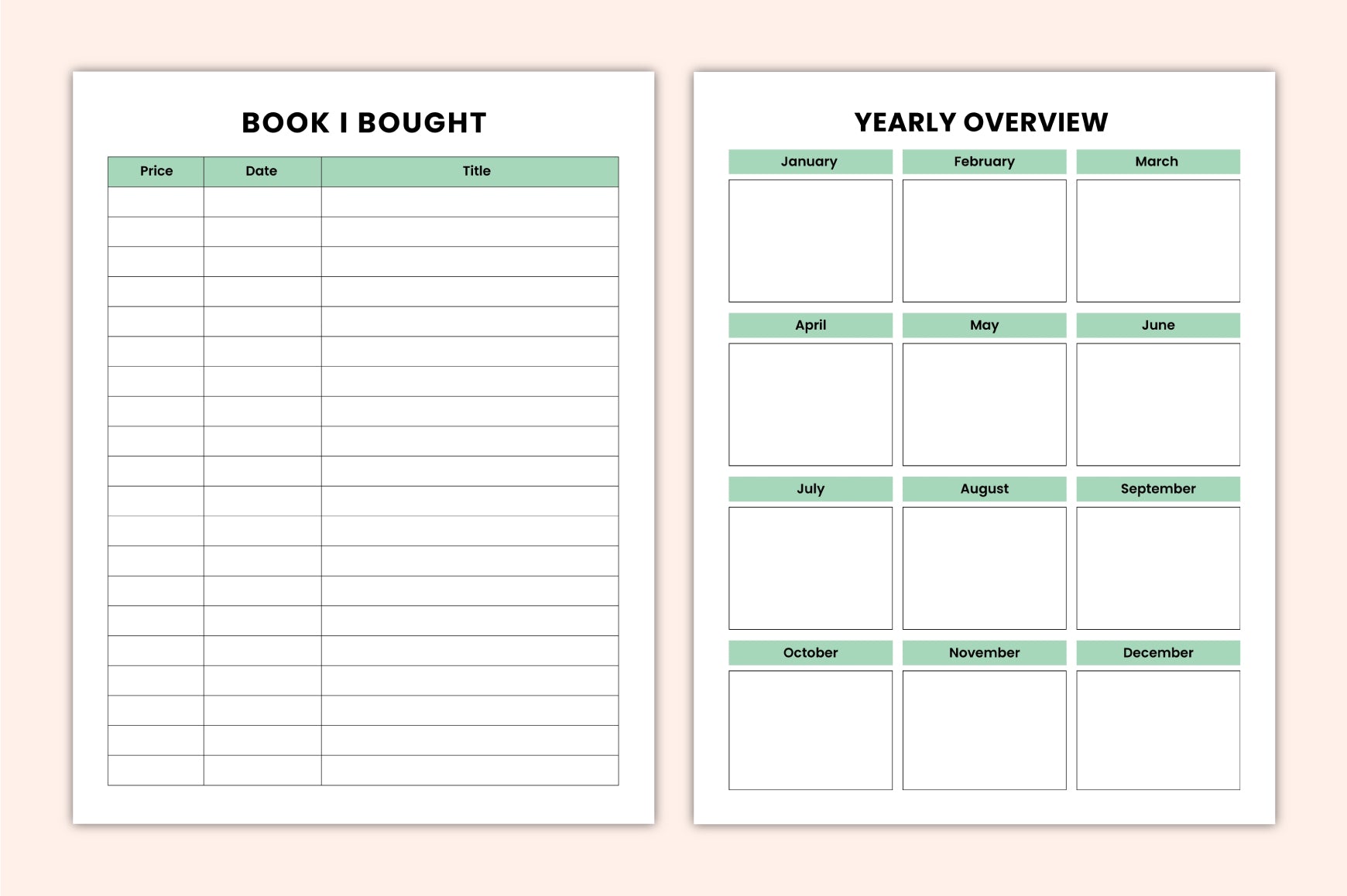 Reading Progress Journal