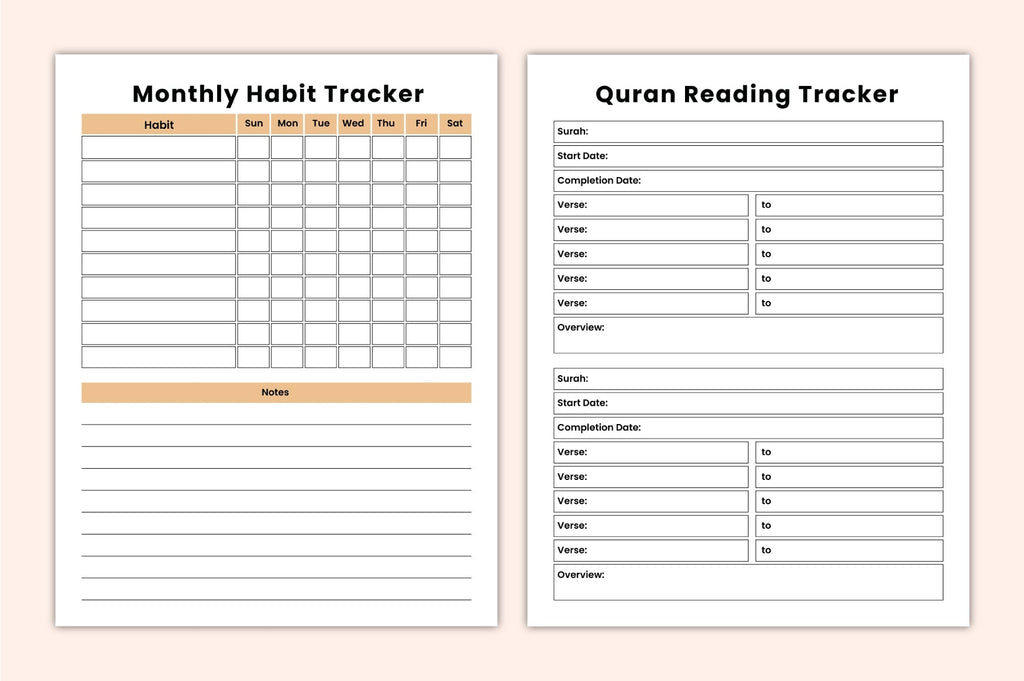 Ramadan Worship Planner Guide