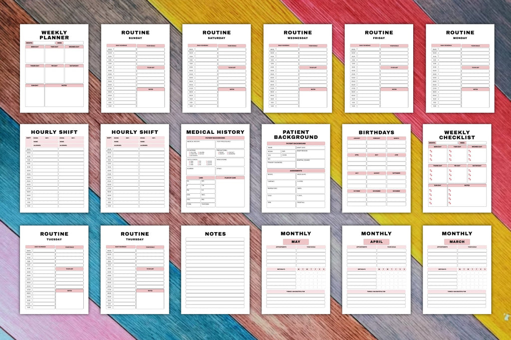 Nurse Planner Template