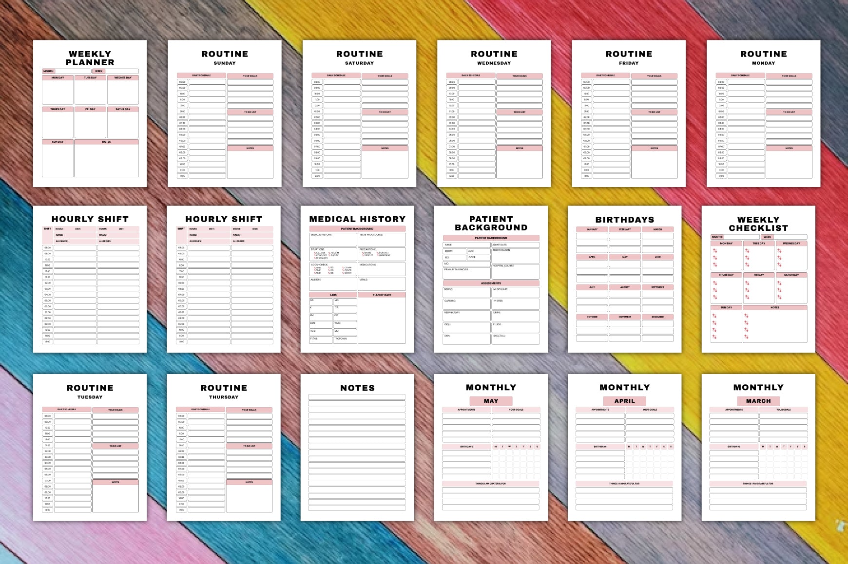 Nurse Planner Template