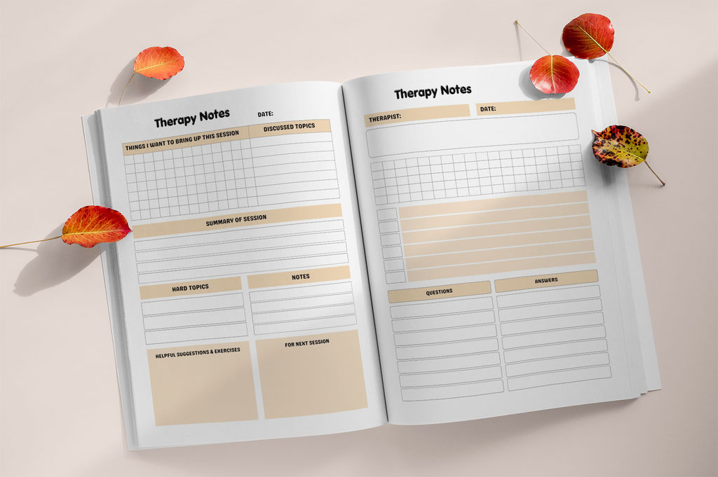 Mental Health Progress Notes Journal