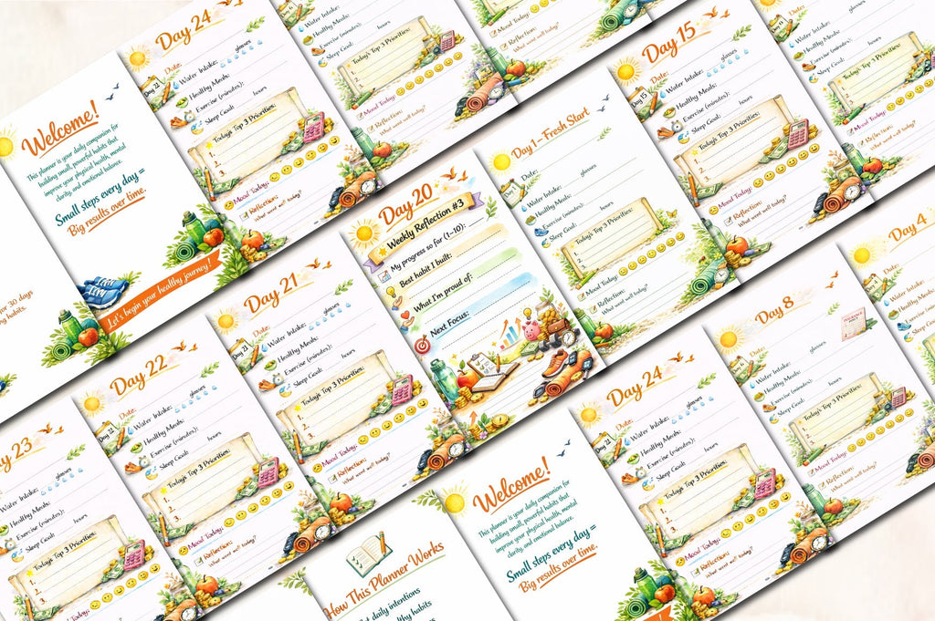 Healthy Habits Daily Planner