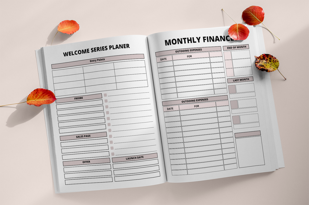 Online Business Success Income Planner