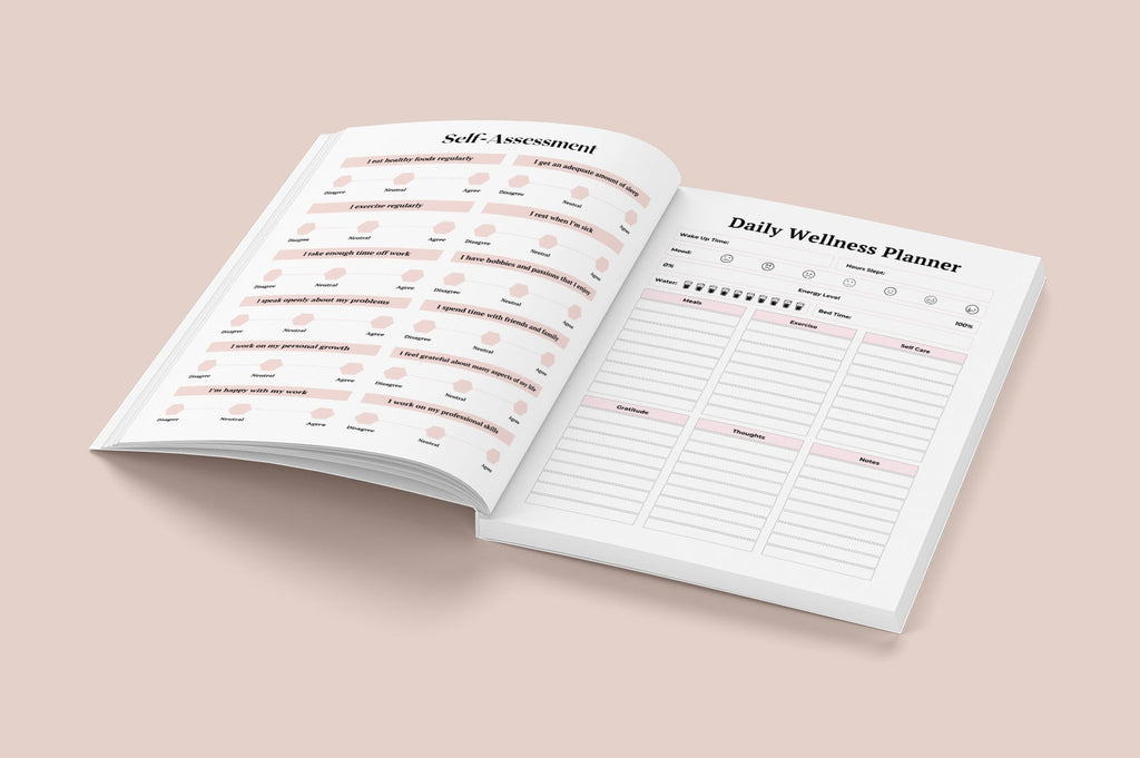 ADHD Self-Care Support Planner with printable self-care planning pages