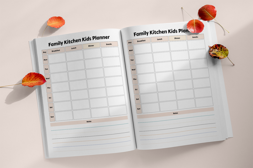 Family Kitchen Kids Planner