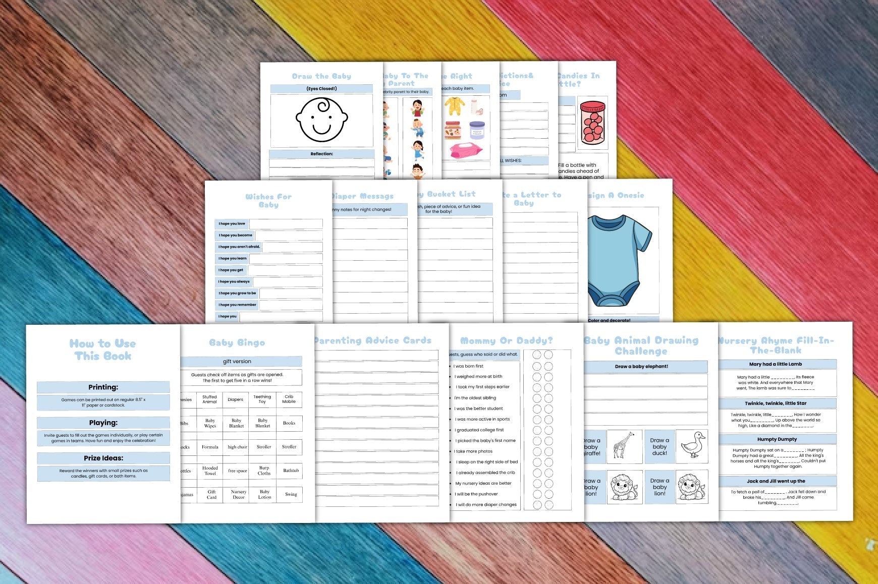 Baby Shower Games Planner