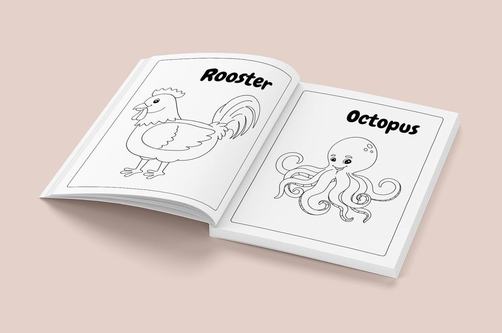 Amazing Animals Coloring Planner