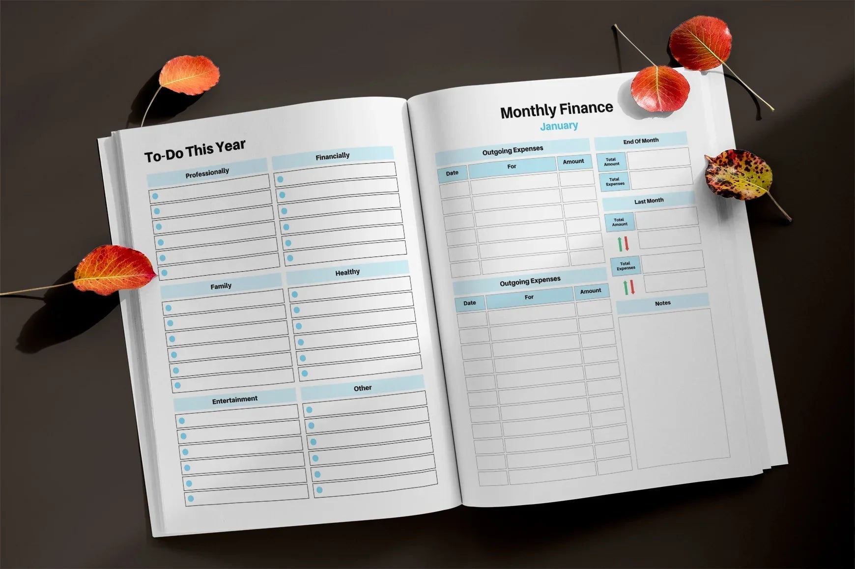 ADHD Planner for Adults Organizational Tool productivity and organization planner