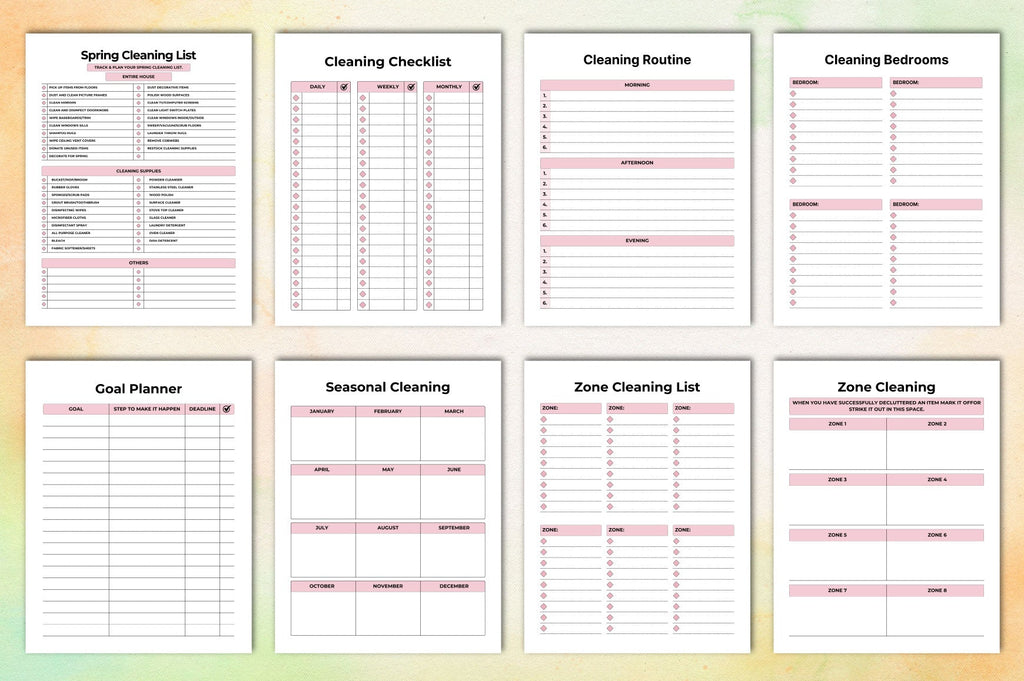 Cleaning Planner Guide